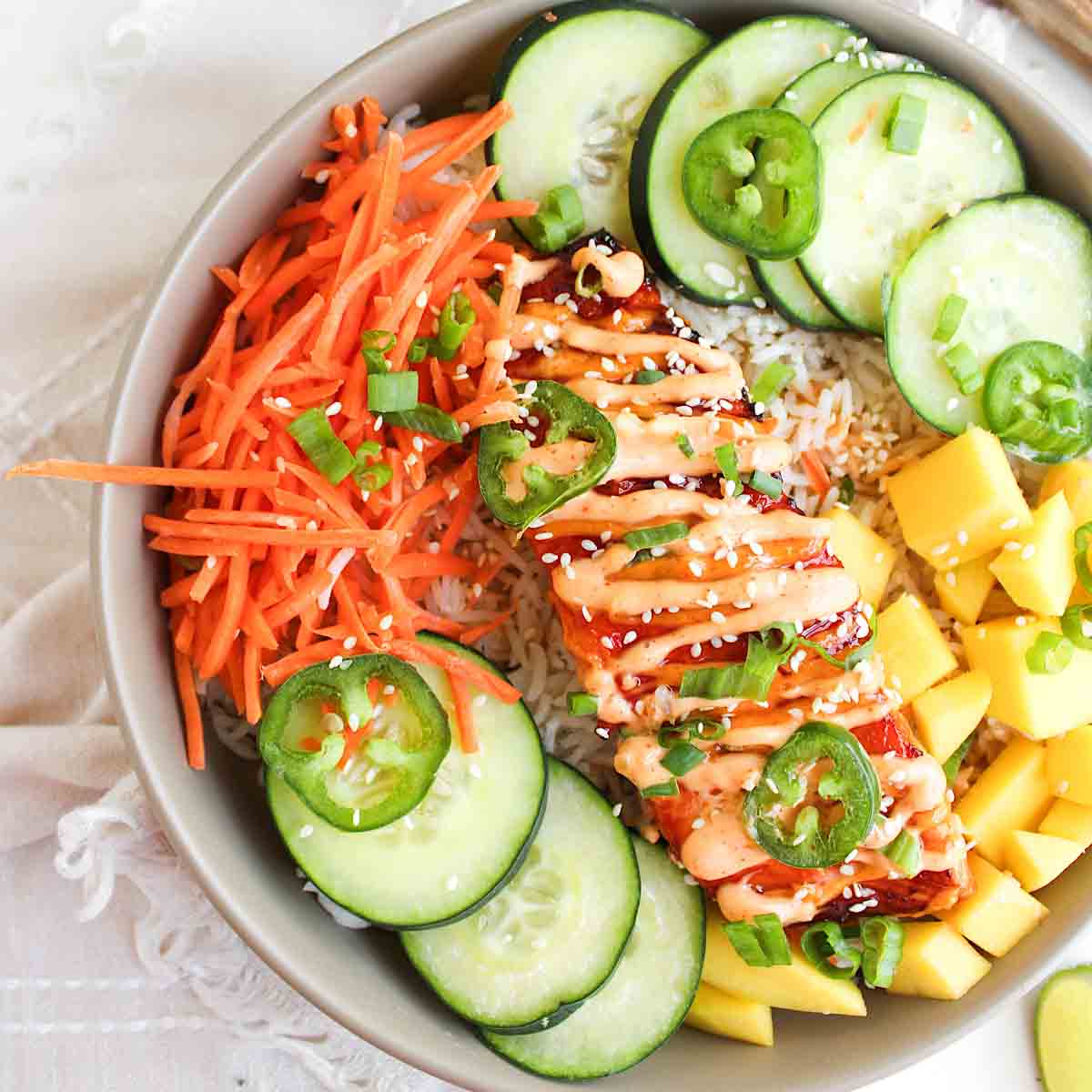 Skip Takeout: Easy Homemade Spicy Salmon Crispy Rice Bowls